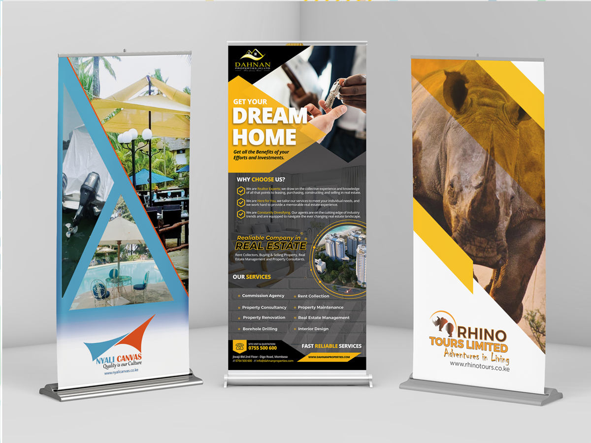 Roller Pull Up, Pop Up Banners