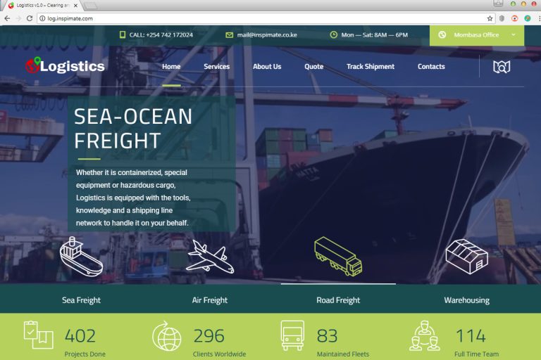 Logistics – Website For Sale