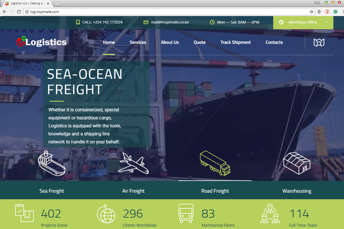 Logistics – Website For Sale