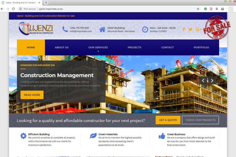 Ujenzi, Construction Firm