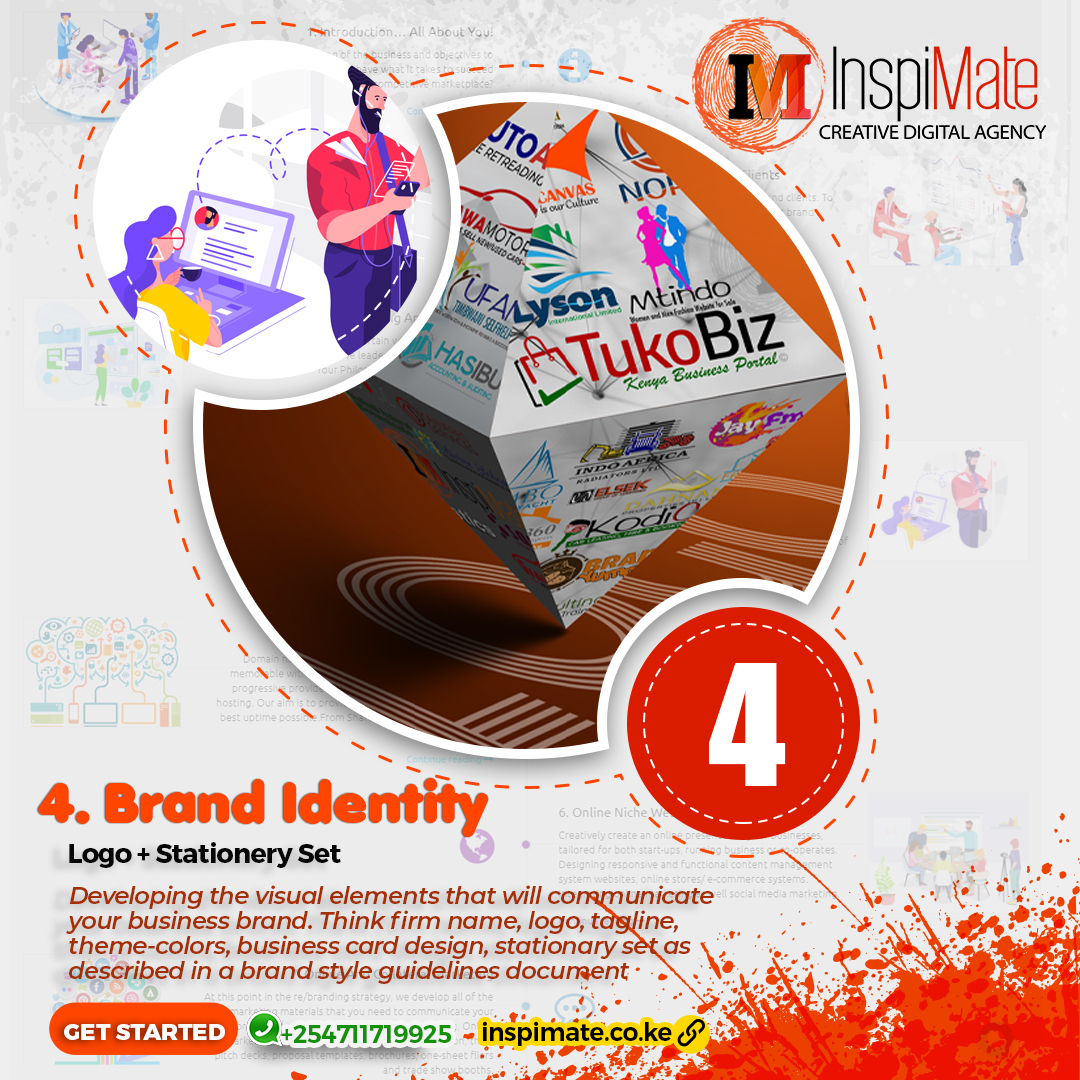 Inspimate - Brand Identity, Logo + Stationery Set - Startup, Corporate, Branding, Web Design, E-commerce, Online, Digital Marketing by Inspimate - Business Startup and Re-branding