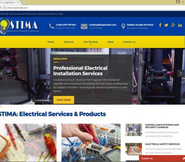 Stima - Electrical Technicians Firm Ecommerce and website For Sale, by Inspimate