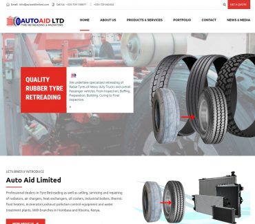 Website Design for Auto Aid Limited by Inspimate Enterprises