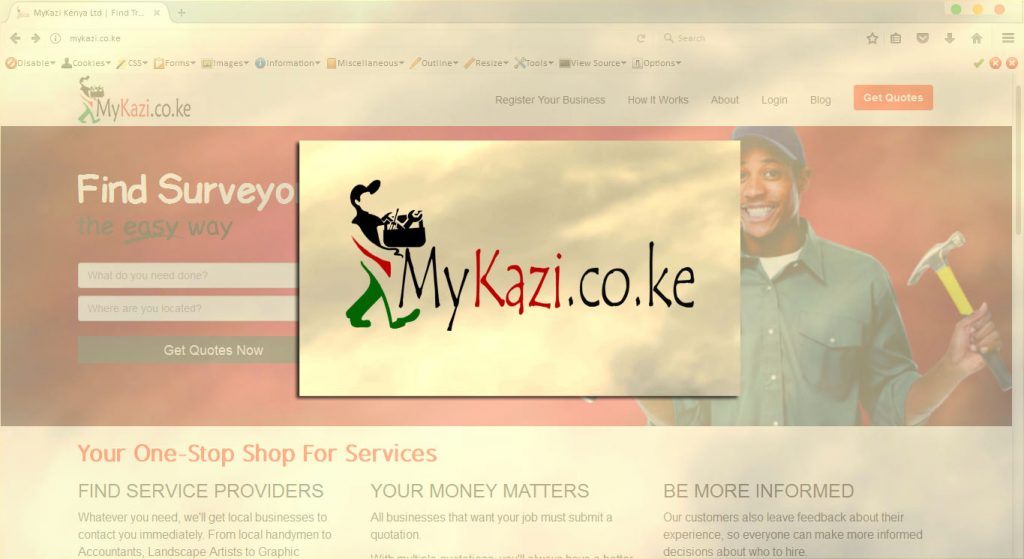 MyKazi Branding, Logo Design by Inspimate Enterprises, Mombasa - Kenya