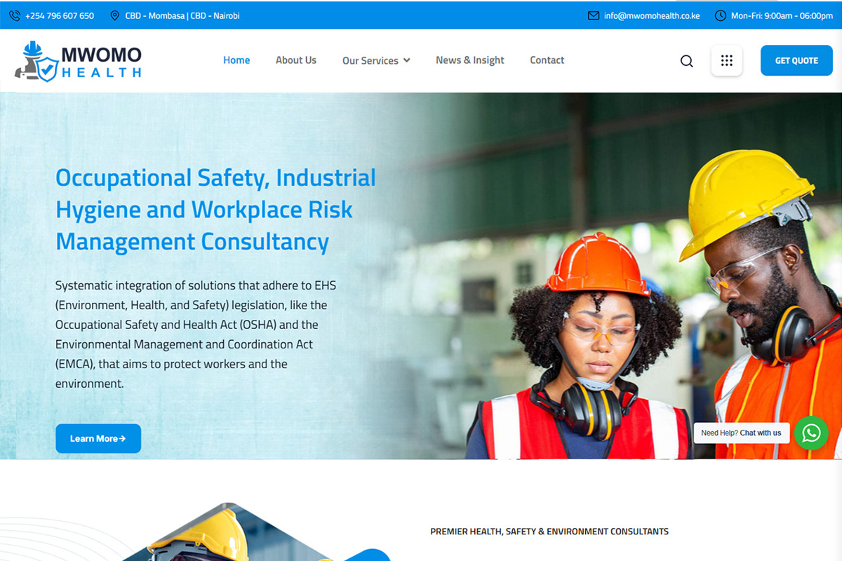 Mwomo Health & Safety